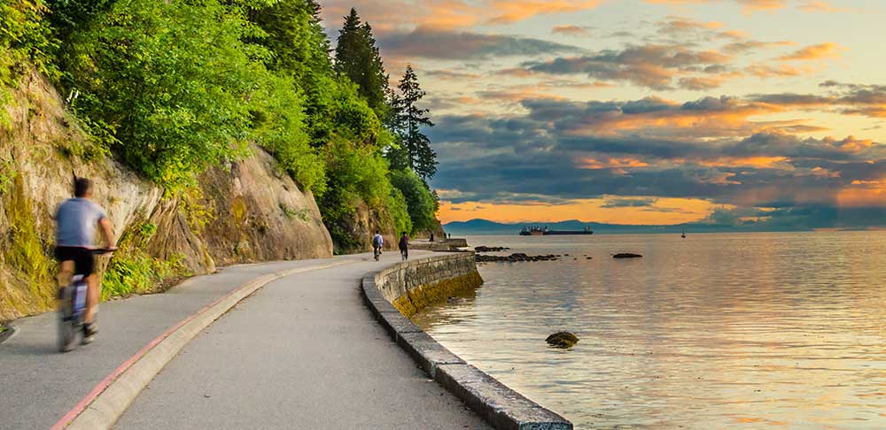 Vancouver Sea Wall Biking Adventure